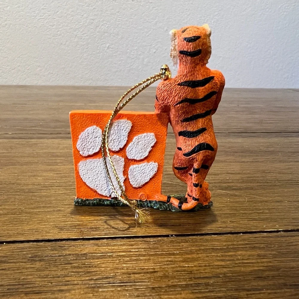 Clemson Tigers Mascot Ornament NCAA College Classics Christmas Tree Decor